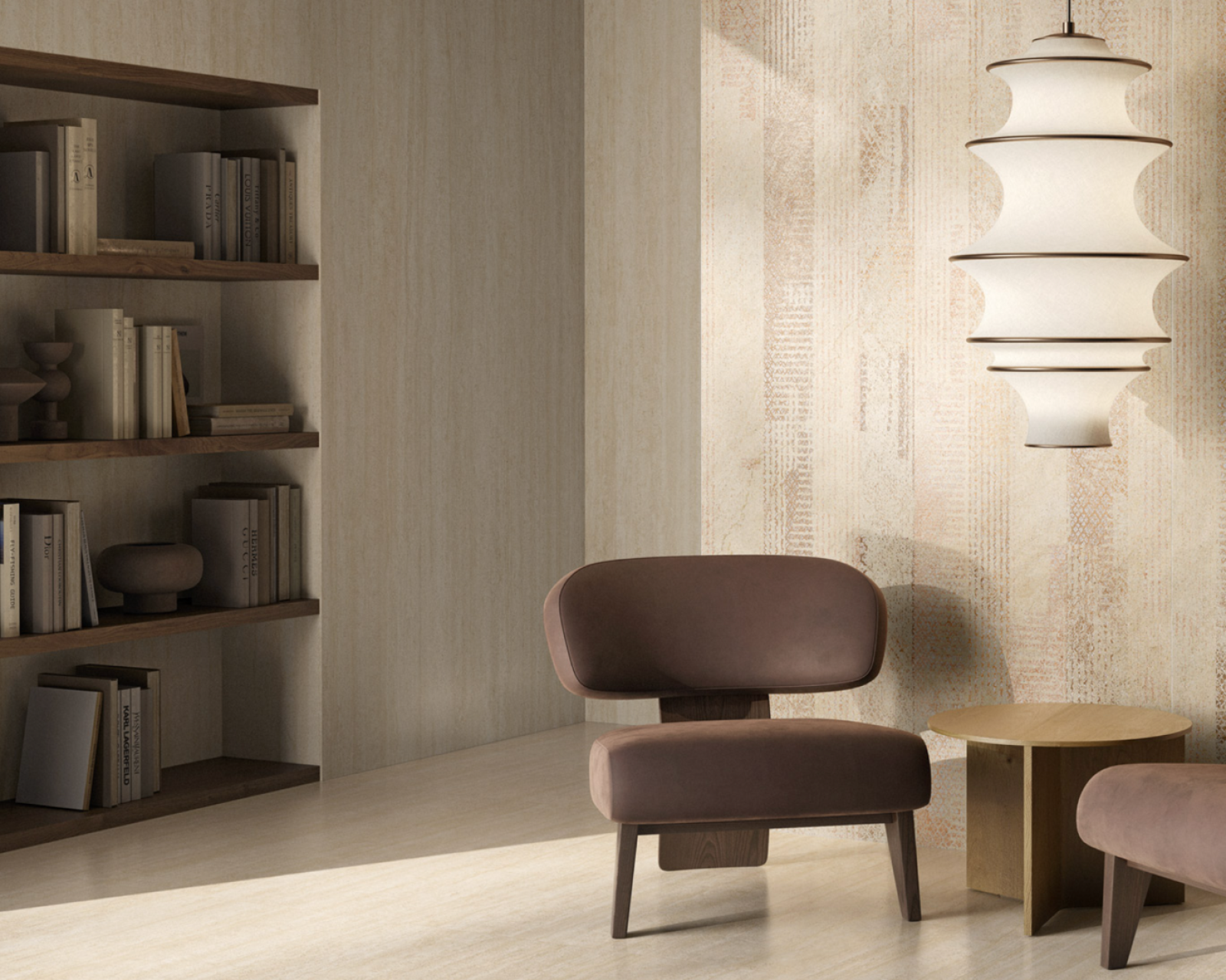 Aménager votre sol intérieur avec un carrelage effet travertin contemporain avec veinage à Flassans-sur-Issole près de Carnoules