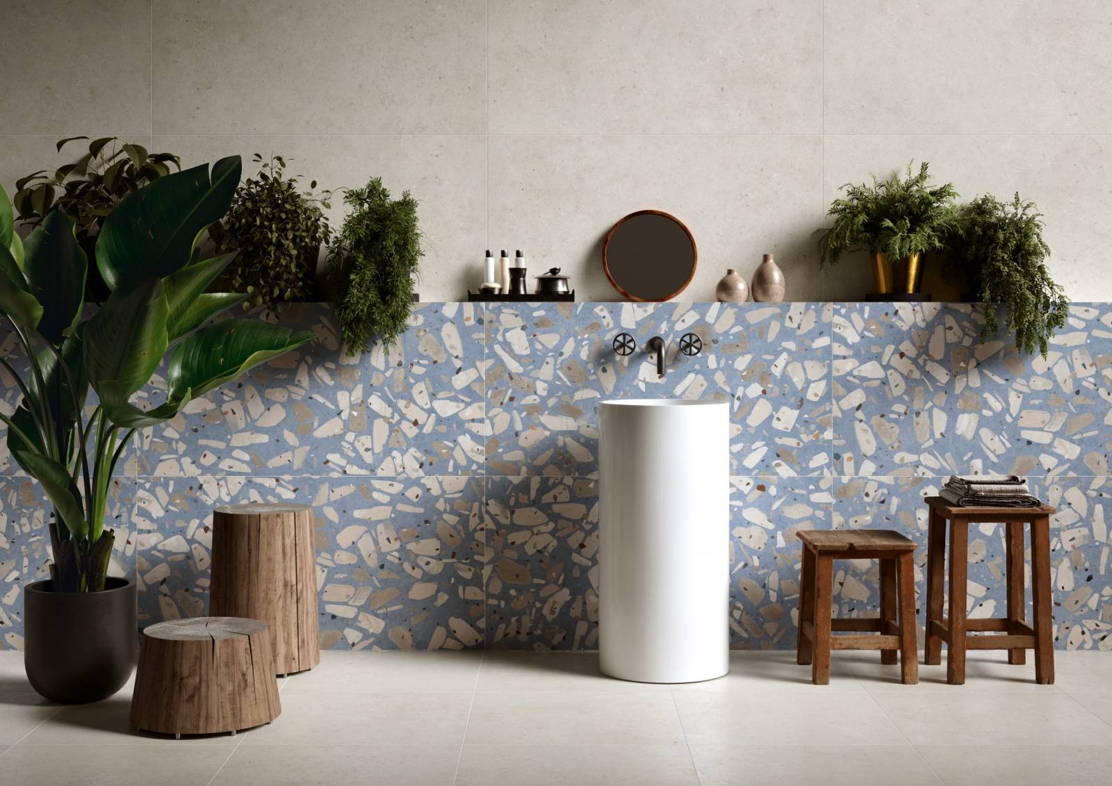 Carrelage effet terrazzo pour une touche d’originalité à La Garde dans le Var