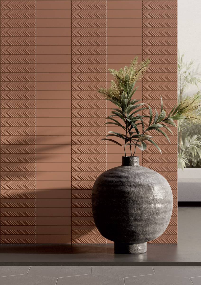 Carrelage tendance couleur terracotta pour une ambiance chaleureuse à Flassans-sur-Issole dans le 83