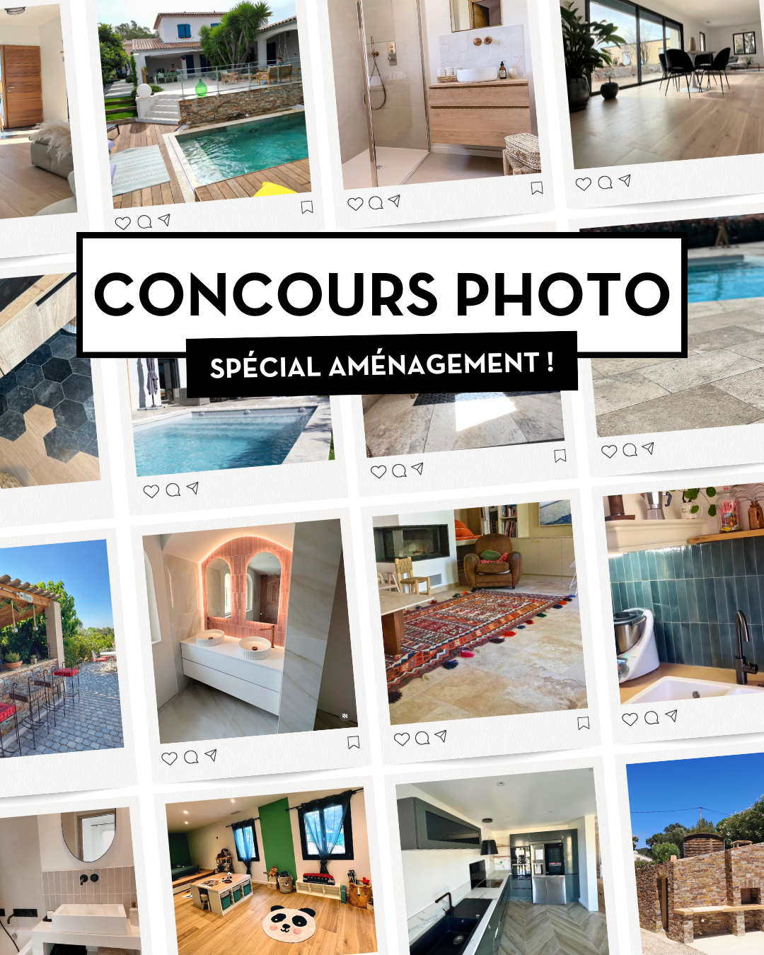 Participez à notre concours photo spécial aménagement intérieur et extérieur dans le Var 83