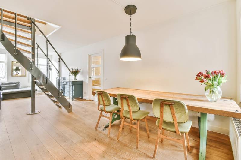 Carrelage effet bois dans salon