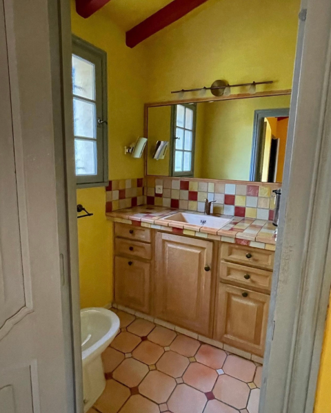 Salle de bain ancienne transformation