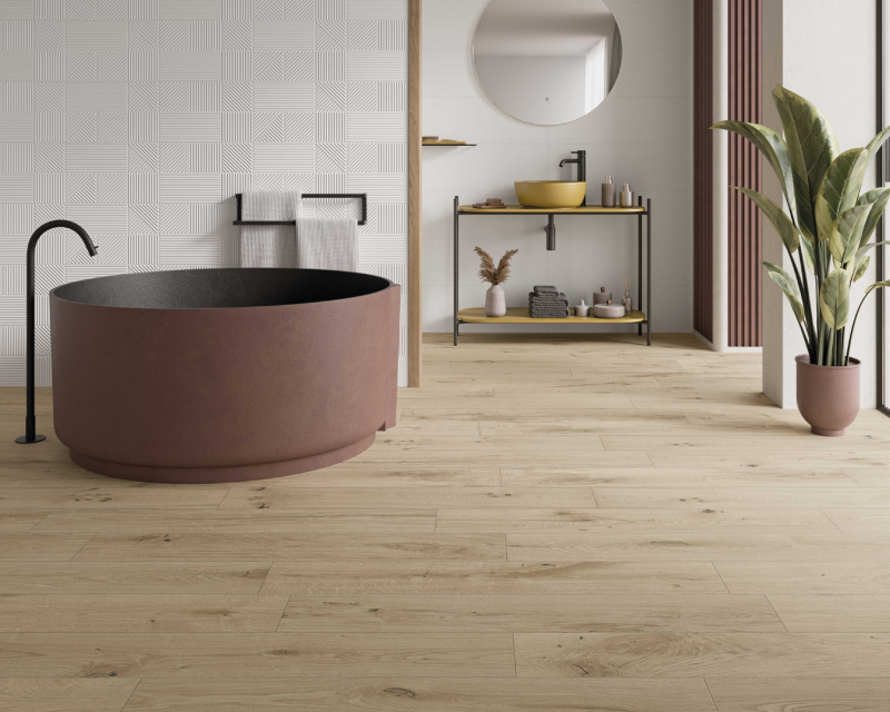 Carrelage effet bois pour sol intérieur et extérieur à Sanary près de Toulon