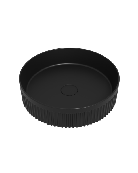 Vasque à poser noir mat pour une salle de bain au style industriel chic à Flassans près de Besse sur Issole