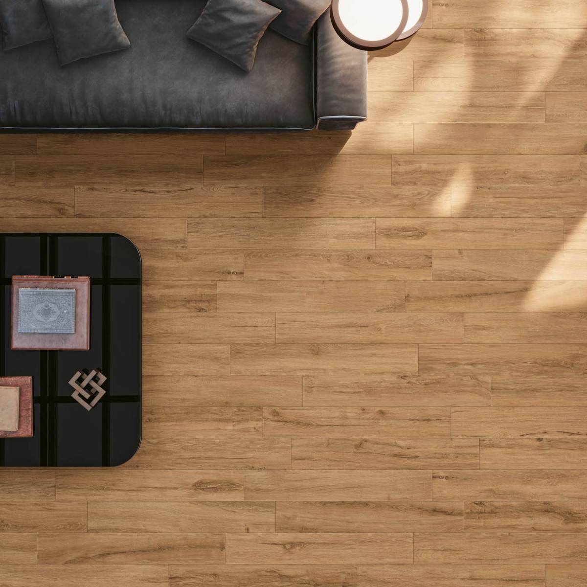 Carrelage intérieur aspect bois clair et naturel à Sanary sur Mer dans le Var