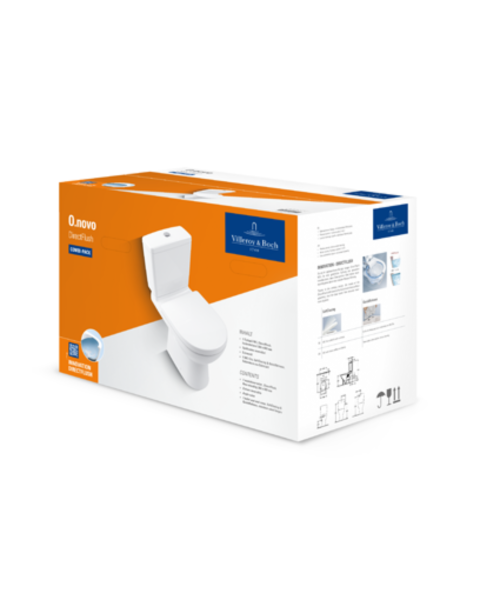 WC sur pied en céramique blanche à Sanary 83