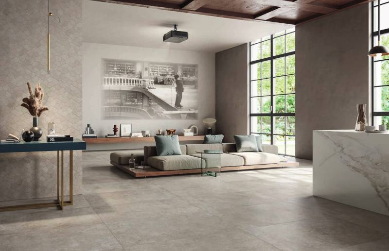 Carrelage effet industriel pour sol intérieur pré de Puget sur Argens 83