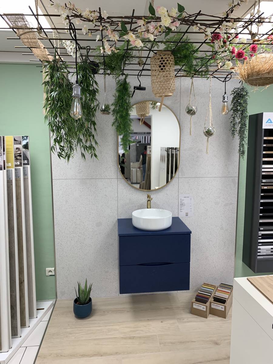 Idée d’aménagement pour petite salle de bain à Sanary-sur-Mer Var